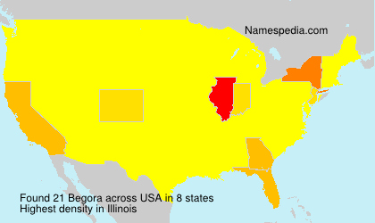 Surname Begora in USA Surname Begora in USA