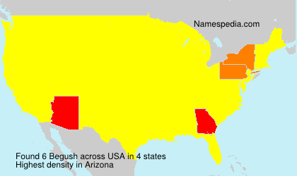 Surname Begush in USA Surname Begush in USA