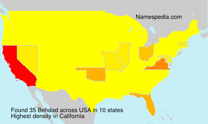 Surname Behdad in USA Surname Behdad in USA