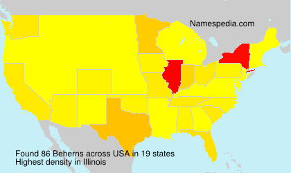 Surname Beherns in USA Surname Beherns in USA