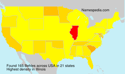 Surname Behles in USA Surname Behles in USA