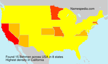 Surname Behmen in USA Surname Behmen in USA