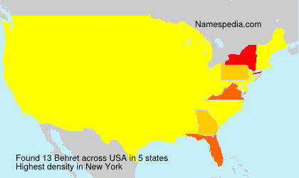Surname Behret in USA Surname Behret in USA