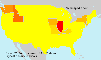 Surname Behric in USA Surname Behric in USA