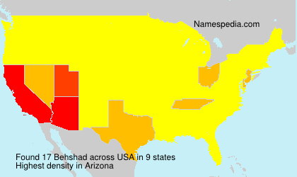 Surname Behshad in USA Surname Behshad in USA
