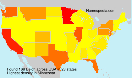 Surname Beich in USA Surname Beich in USA