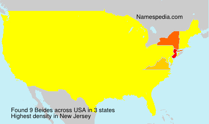 Surname Beides in USA Surname Beides in USA