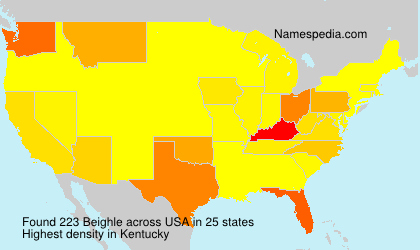Surname Beighle in USA Surname Beighle in USA