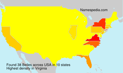 Surname Beiles in USA Surname Beiles in USA