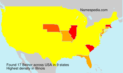 Surname Beinor in USA Surname Beinor in USA