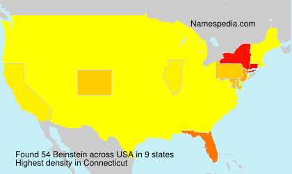 Surname Beinstein in USA Surname Beinstein in USA