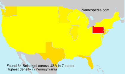 Surname Beiseigel in USA Surname Beiseigel in USA