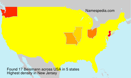 Surname Beismann in USA Surname Beismann in USA