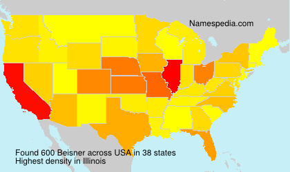 Surname Beisner in USA Surname Beisner in USA