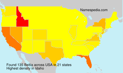 Surname Beitia in USA Surname Beitia in USA