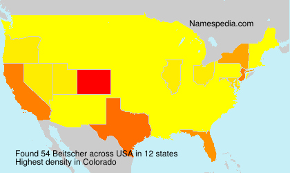 Surname Beitscher in USA Surname Beitscher in USA