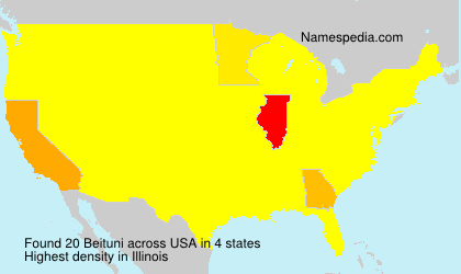 Surname Beituni in USA Surname Beituni in USA