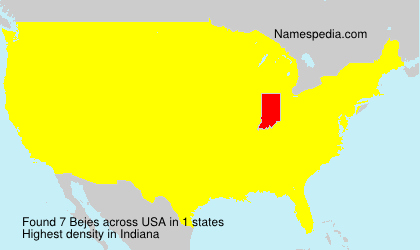 Surname Bejes in USA Surname Bejes in USA