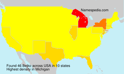 Surname Bejko in USA Surname Bejko in USA