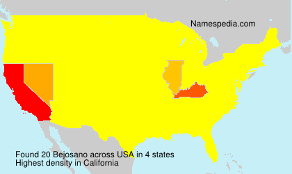 Surname Bejosano in USA Surname Bejosano in USA