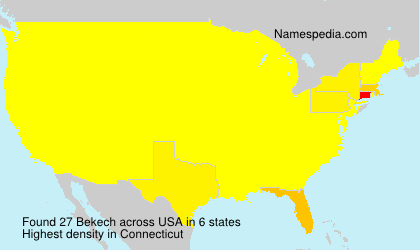Surname Bekech in USA Surname Bekech in USA