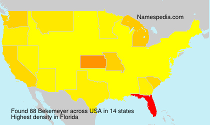 Surname Bekemeyer in USA Surname Bekemeyer in USA