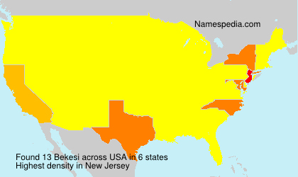 Surname Bekesi in USA Surname Bekesi in USA