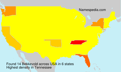 Surname Bekkevold in USA Surname Bekkevold in USA