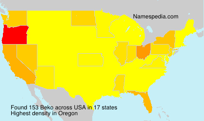 Surname Beko in USA Surname Beko in USA