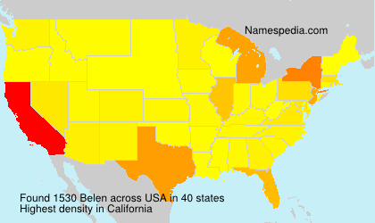 Surname Belen in USA Surname Belen in USA