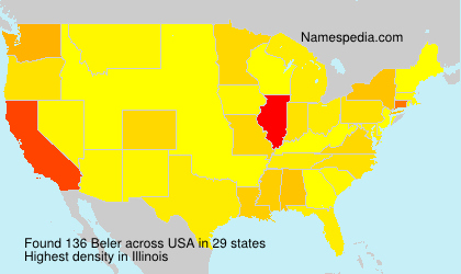 Surname Beler in USA Surname Beler in USA