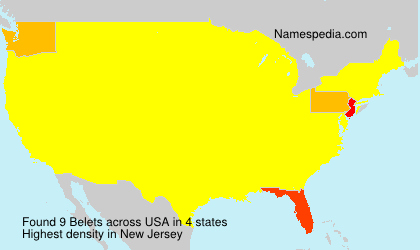 Surname Belets in USA Surname Belets in USA