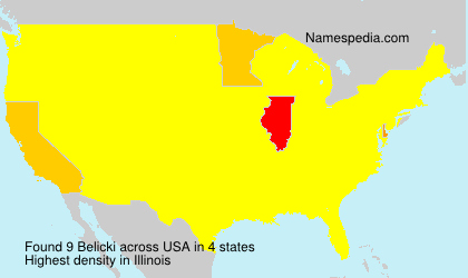 Surname Belicki in USA Surname Belicki in USA