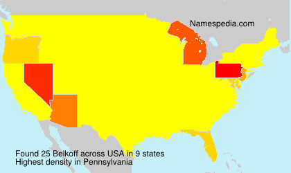 Surname Belkoff in USA Surname Belkoff in USA