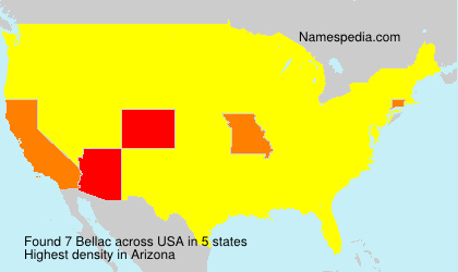 Surname Bellac in USA Surname Bellac in USA