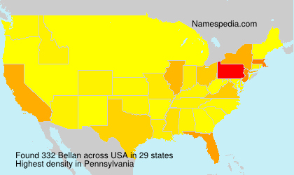 Surname Bellan in USA Surname Bellan in USA