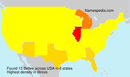 Surname Bellee in USA Surname Bellee in USA