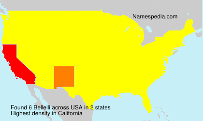 Surname Bellelli in USA Surname Bellelli in USA
