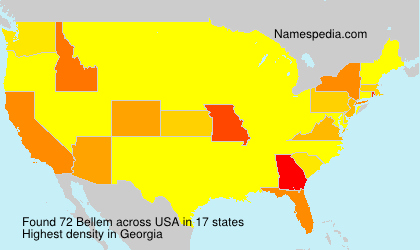 Surname Bellem in USA Surname Bellem in USA