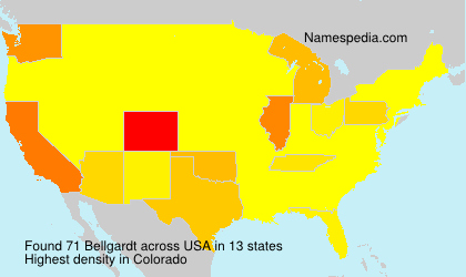 Surname Bellgardt in USA Surname Bellgardt in USA