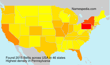Surname Bellis in USA Surname Bellis in USA
