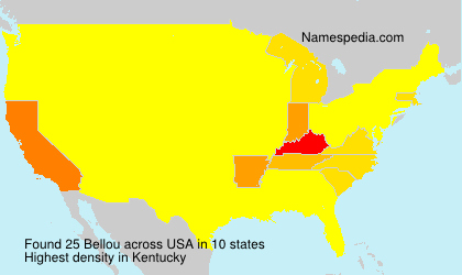 Surname Bellou in USA Surname Bellou in USA