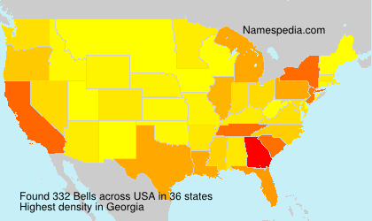 Surname Bells in USA Surname Bells in USA