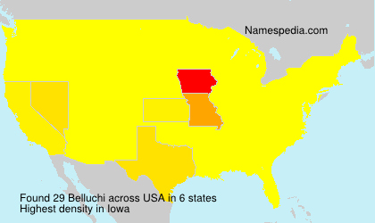 Surname Belluchi in USA Surname Belluchi in USA