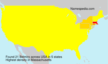 Surname Belmiro in USA Surname Belmiro in USA