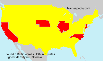 Surname Beltin in USA Surname Beltin in USA