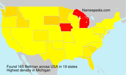 Surname Beltman in USA Surname Beltman in USA