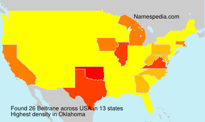 Surname Beltrane in USA Surname Beltrane in USA