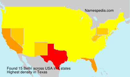 Surname Beltri in USA Surname Beltri in USA
