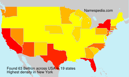 Surname Beltron in USA Surname Beltron in USA